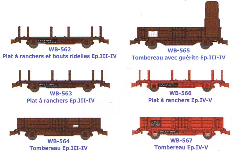 Wagonnet de Draisine Tombereau avec guérite Ep III-HO 1/87-REE WB565 